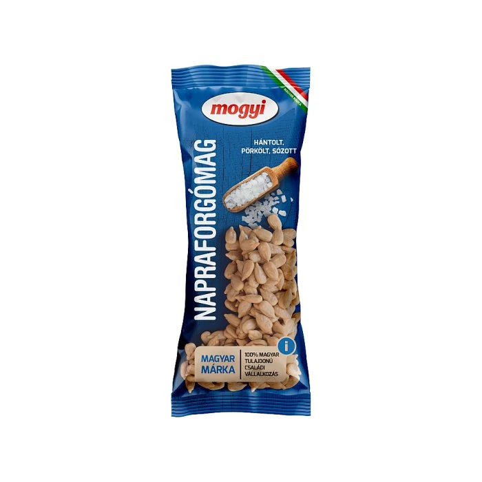 Mogyi Hántolt, Pörkölt, Sózott Napraforgómag 70g Mogyi Hántolt, Pörkölt, Sózott Napraforgómag 70g