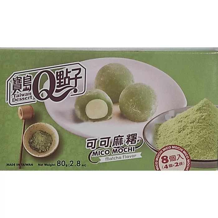 Mico Mochi Matcha Zöld Tea Ízesítéssel 80g Mico Mochi Matcha Zöld Tea Ízesítéssel 80g