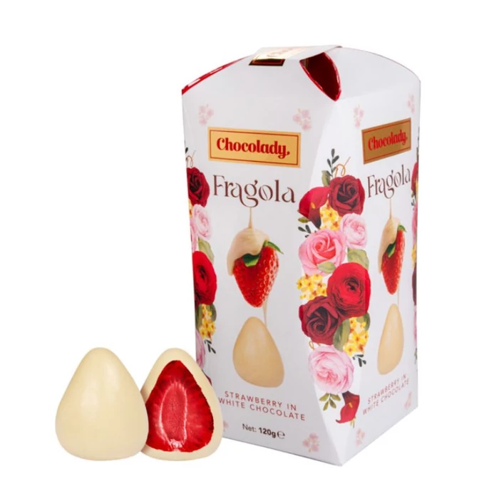 Chocolady Fragola Fehércsokoládéval 120g Chocolady Fragola Fehércsokoládéval 120g