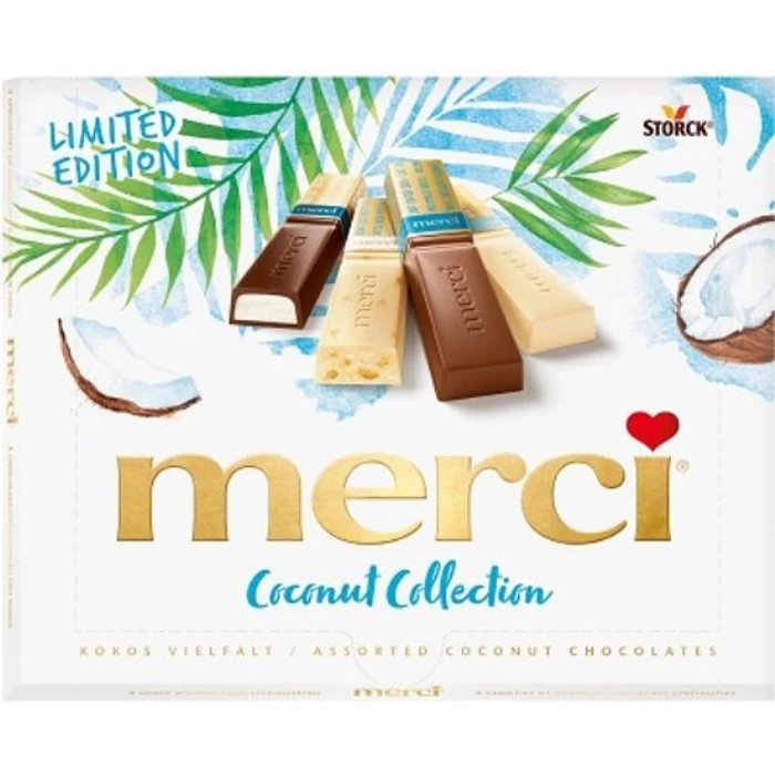 Merci Coconut Selection Limitált Kiadás 250g Merci Coconut Selection Limitált Kiadás 250g