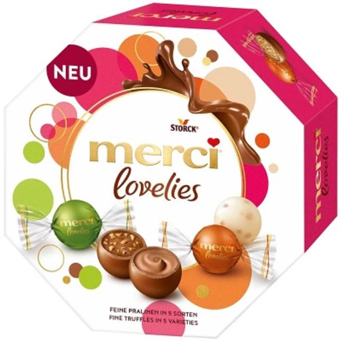 Merci Lovelies Classic Praliné Válogatás 185g Merci Lovelies Classic Praliné Válogatás 185g