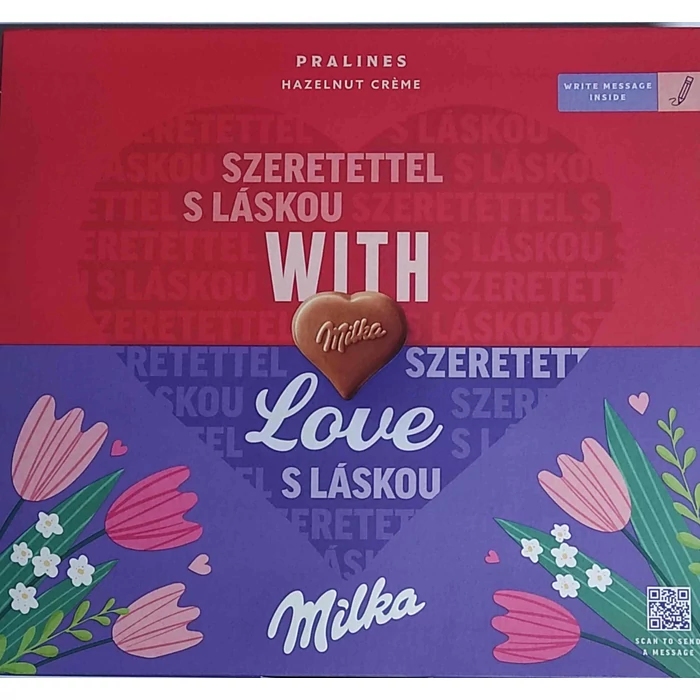 Milka With Love Mogyorókrémes 110g Milka With Love Mogyorókrémes 110g