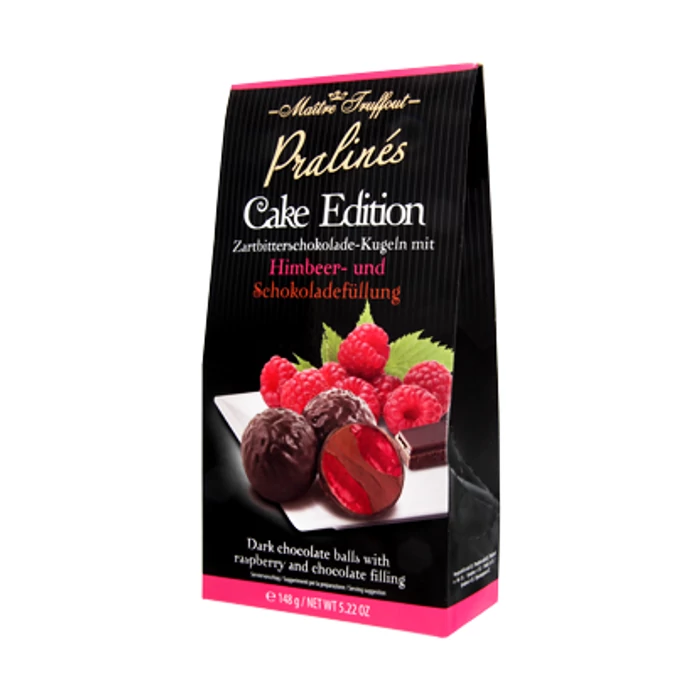Maitre Truffout Válogatás Málnás és Csokis Pralinék 148g Maitre Truffout Válogatás Málnás és Csokis Pralinék 148g