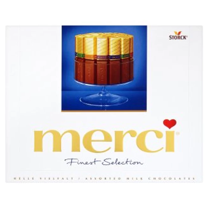 Merci Tejcsokoládés Válogatás 250g Merci Tejcsokoládés Válogatás 250g