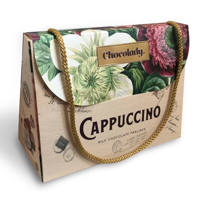 Chocolady Olasz Tejcsokoládé Praliné Cappuccino Ízű Krémmel 170g Chocolady Olasz Tejcsokoládé Praliné Cappuccino Ízű Krémmel 170g