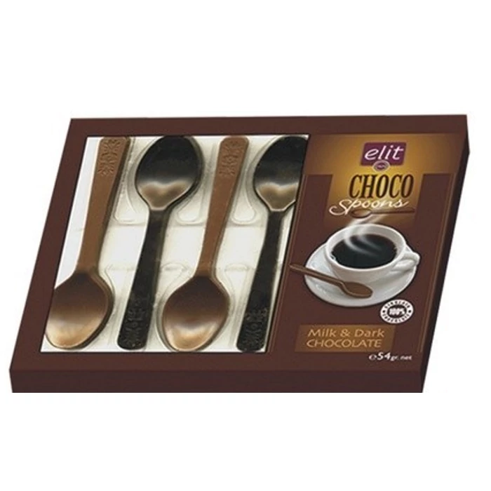 Elit Tej- és Étcsokoládé Kanalak 54g