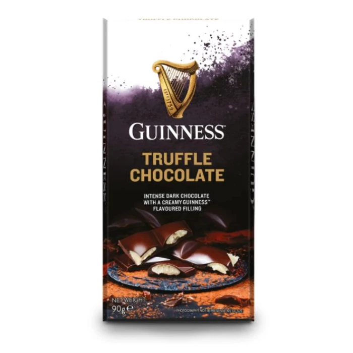 Guinness Sörös Trüffelkrémmel Töltött Étcsokoládé 90g Guinness Sörös Trüffelkrémmel Töltött Étcsokoládé 90g