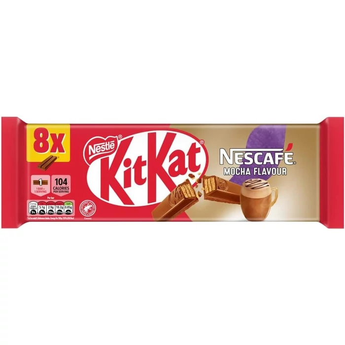 Kit-Kat 2 Fingers Nescafé Mocha Flavour(8*20,7g) 165.6g