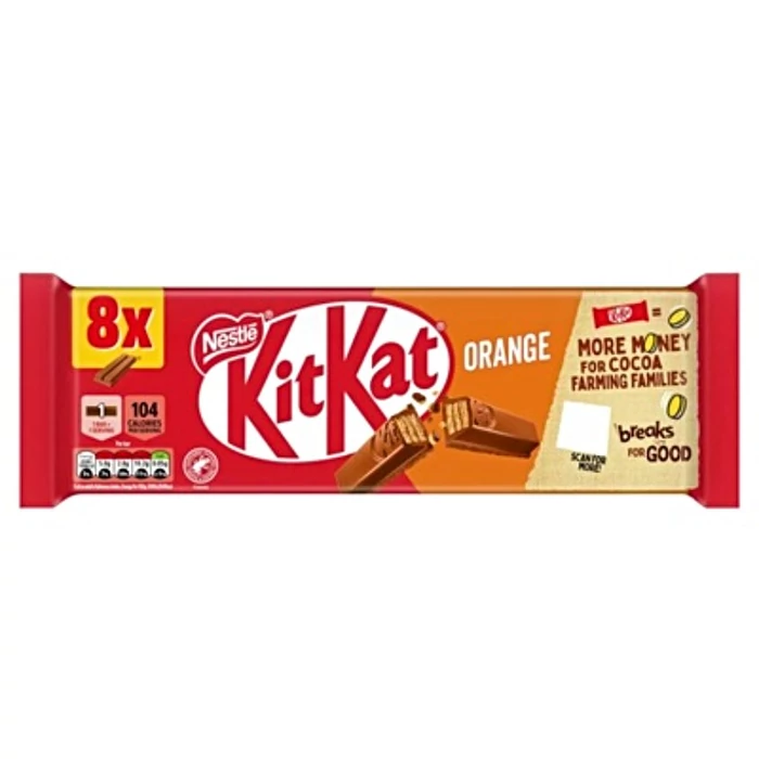 Kit-Kat 2 Fingers Orange Flavour(8*20,7g) 165.6g