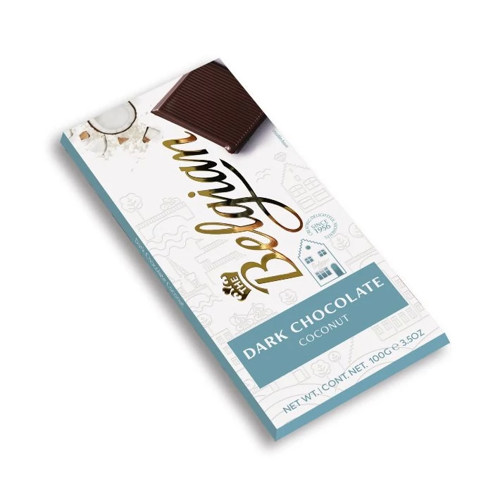 Belgian Kókusz Étcsokoládé 100g Belgian Kókusz Étcsokoládé 100g