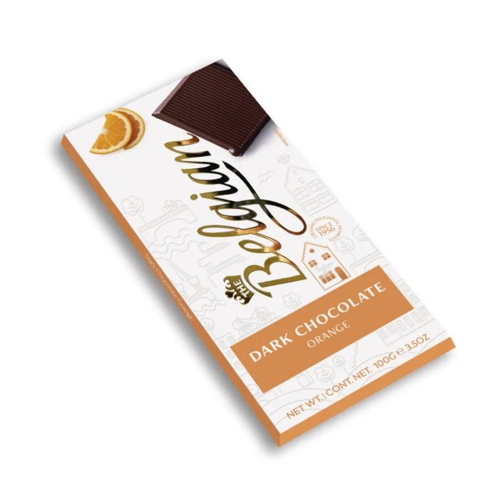 Belgian Narancsos Étcsokoládé 100g