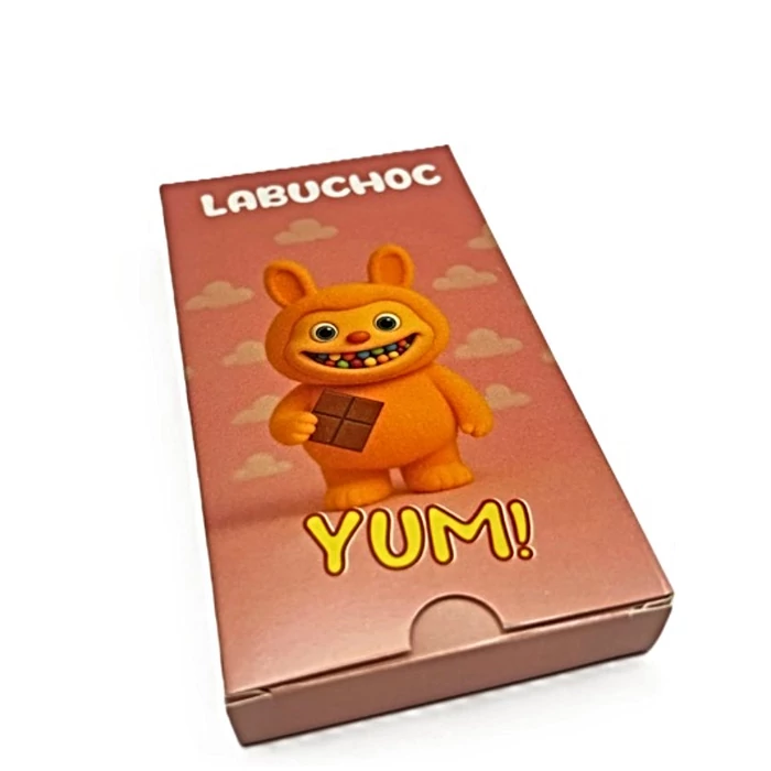 Labuchock Strawberry Eperkrémes Csokoládé Robbanócukorkával  75g