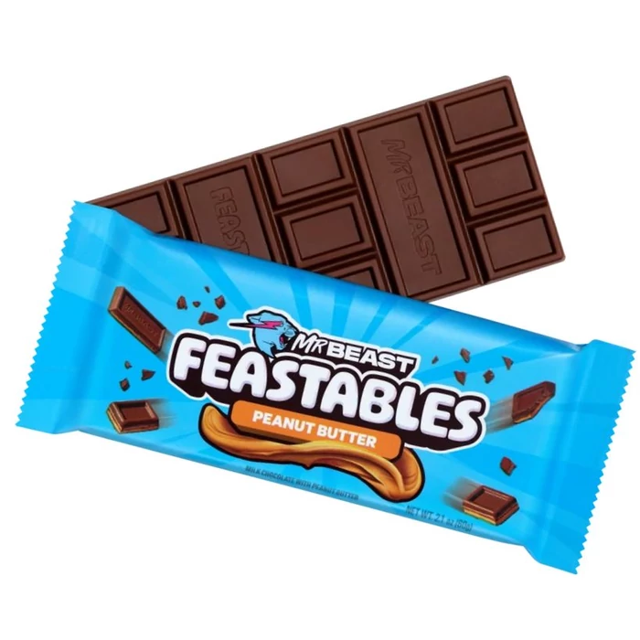 Mr Beast Peanut Butter Mogyoróvajas Tejcsokoládé 60g Mr Beast Peanut Butter Mogyoróvajas Tejcsokoládé 60g
