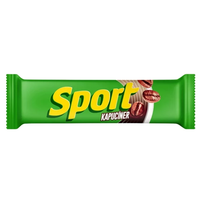 Sport Kapucíner étcsokoládéval bevont szelet kávés és tejszínízű töltelékkel 31g Sport Kapucíner étcsokoládéval bevont szelet kávés és tejszínízű töltelékkel 31g