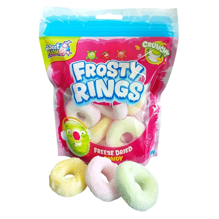 Alex Frosty Rings Liofizált Gumicukor 50g