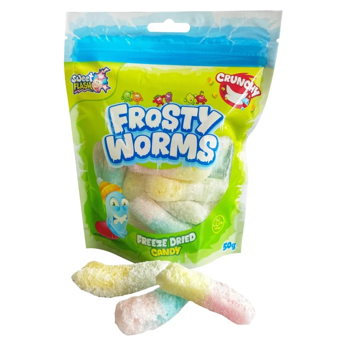 Alex Frosty Worms Liofizált Gumicukor 50g