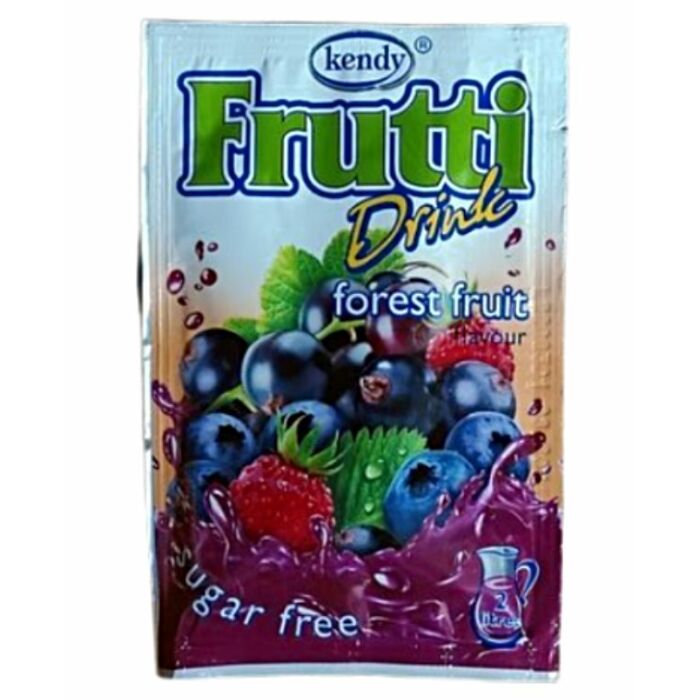 Kendy Frutti Erdei Gyümölcs Ízű Italpor Hozzáadott Cukor Nélkül 8,5g