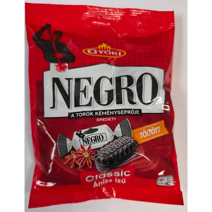 Negró Classic Töltött Keménycukorka 140g