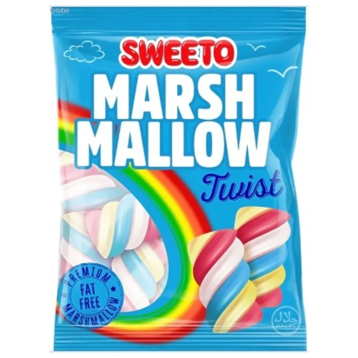 Sweeto Twist Marsh Mallow habcukor 140g