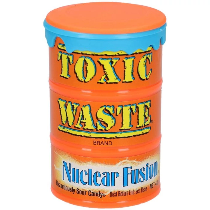Toxic Waste Narancssárga Nuclear Fusion  Savanyú Gyümölcs Ízű Cukorka 42g Toxic Waste Narancssárga Nuclear Fusion  Savanyú Gyümölcs Ízű Cukorka 42g