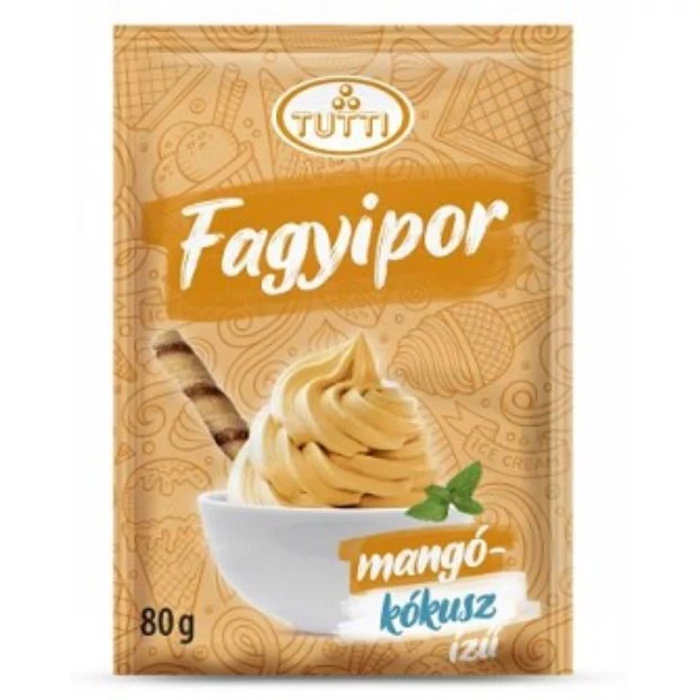 Tutti Fagyipor Mangó-Kókusz Ízben 80g Tutti Fagyipor Mangó-Kókusz Ízben 80g
