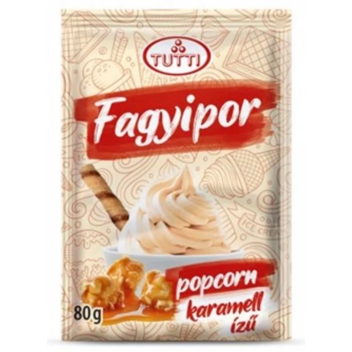 Tutti Fagyipor Popcorn-Karamell Ízben 80g