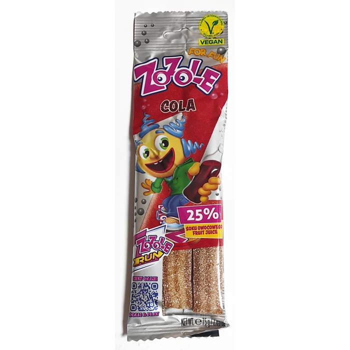 Zozole Vegan  Szupersavanyú Rainbow Colaízű Szíj 75g  