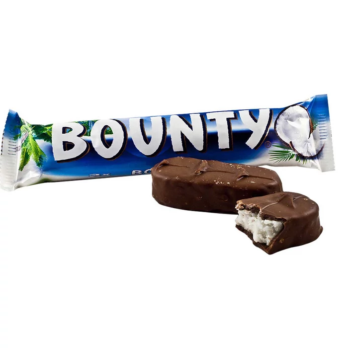 Bounty Tejcsokiba Mártott Kókusz Szeletek 57g Bounty Tejcsokiba Mártott Kókusz Szeletek 57g