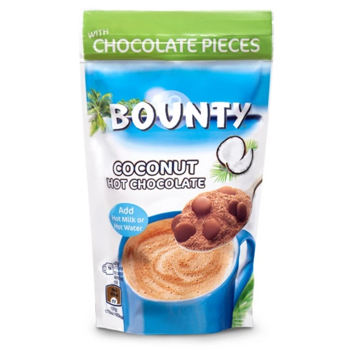 Bounty Kókuszos Forró Csokoládé Italpor Csokoládé Darabkákkal 140g Bounty Kókuszos Forró Csokoládé Italpor Csokoládé Darabkákkal 140g