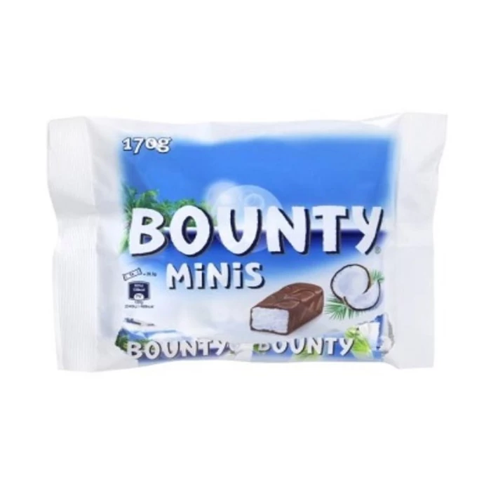 Bounty Minis Tejcsokiba Mártott Kókusz Szeletek 227g