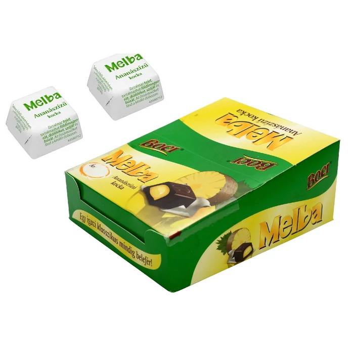 Melba Ananász Ízű Kocka 508g (40db-os)
