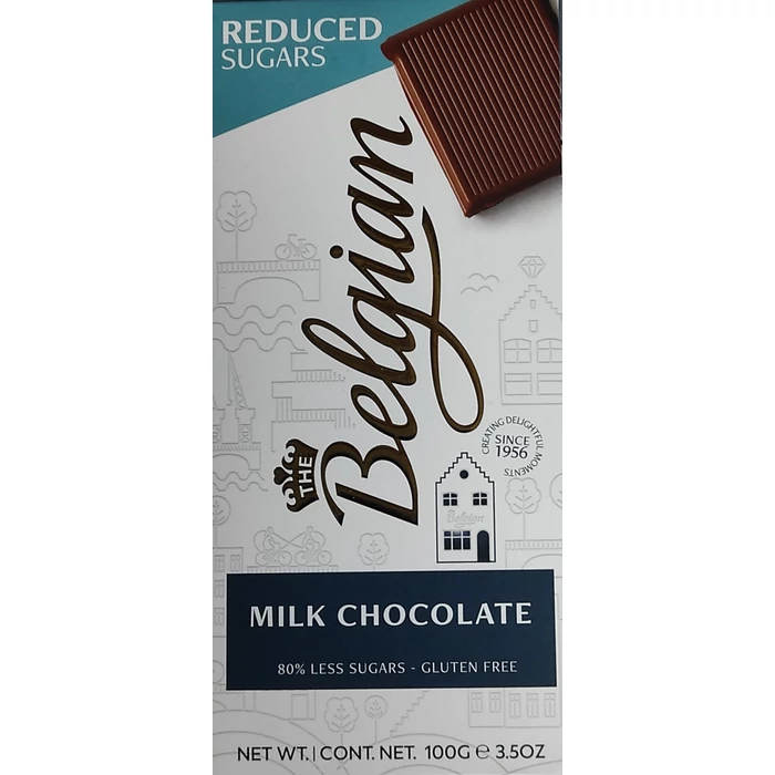 Belgian Tejcsokoládé Édesítőszerrel 100g Belgian Tejcsokoládé Édesítőszerrel 100g
