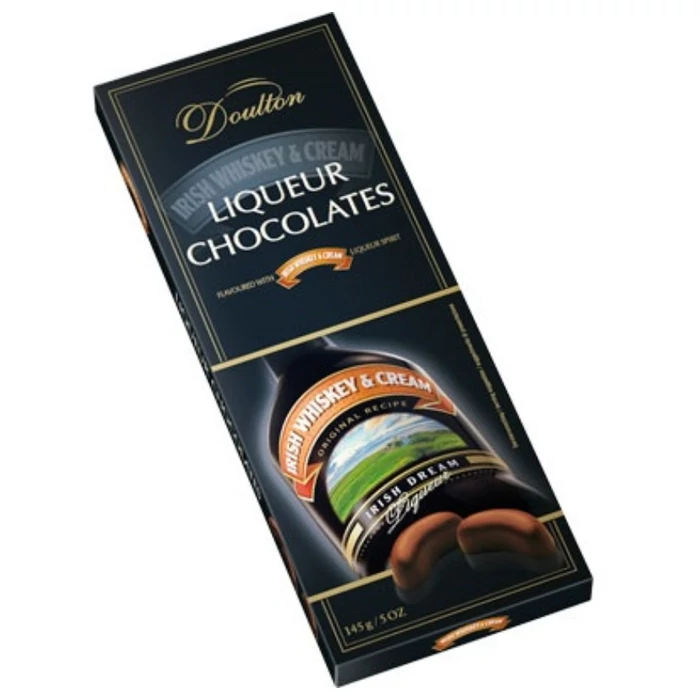 Doulton Ír Krém Whiskeyvel Töltött Csokoládé Praliné 150g Doulton Ír Krém Whiskeyvel Töltött Csokoládé Praliné 150g