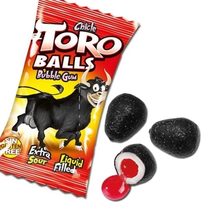 Fini El Toro Golyó Gyümölcsízű Töltelékkel Töltött Rágógumi 5g Fini El Toro Golyó Gyümölcsízű Töltelékkel Töltött Rágógumi 5g