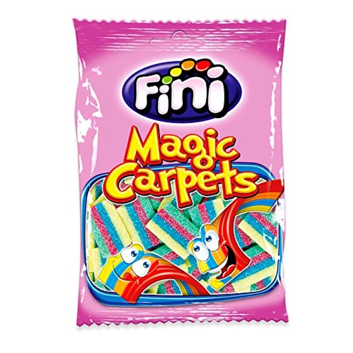 Fini Vegan Magic Carpet Vegyes Gyümölcs Ízű Gumicukor 75g