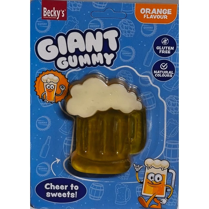 Becky's  Giant Gumicukor Söröskorsó Formába Öntve 80g