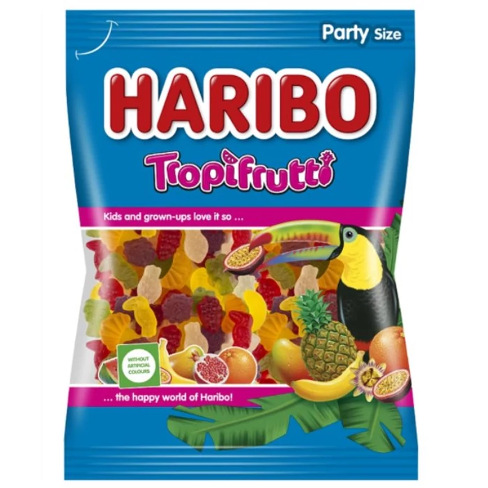 Haribo Trópusi Gyümölcs Gumicukor 1000g Haribo Trópusi Gyümölcs Gumicukor 1000g