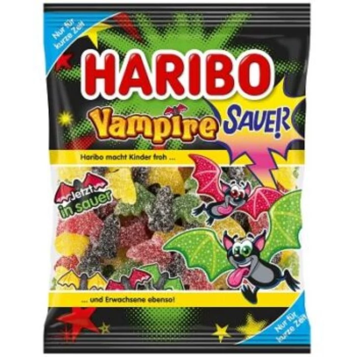 Haribo Vámpír Cukros Savanyú Gumicukor 175g Haribo Vámpír Cukros Savanyú Gumicukor 175g