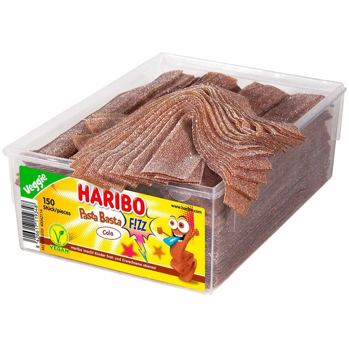 Haribo Vegan Savanyú Cola Szíj 1125g(150db)