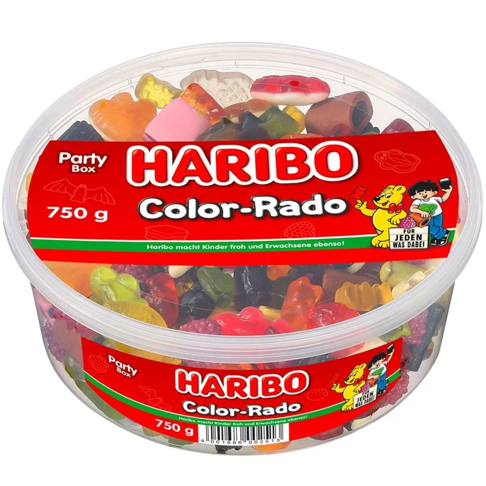 Haribo  Color Rado Tégely 750g