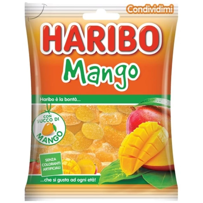 Haribo Mangó Gyümölcsízű Gumicukor 160g