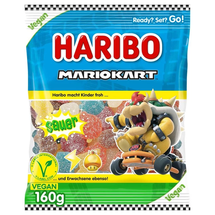 Haribo Vegan Mariokart Sauer 160g