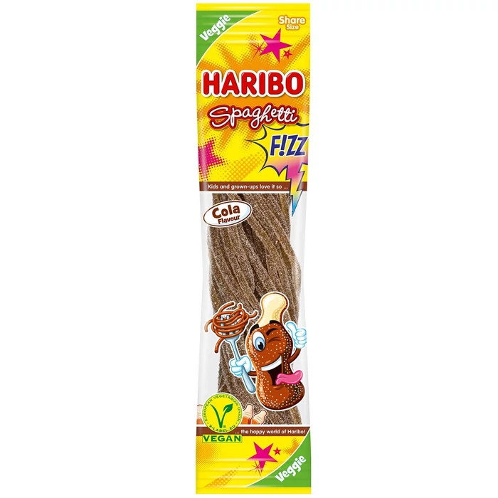 Haribo Vegan Spaghetty Cola Sour 200g Haribo Vegan Spaghetty Cola Sour 200g