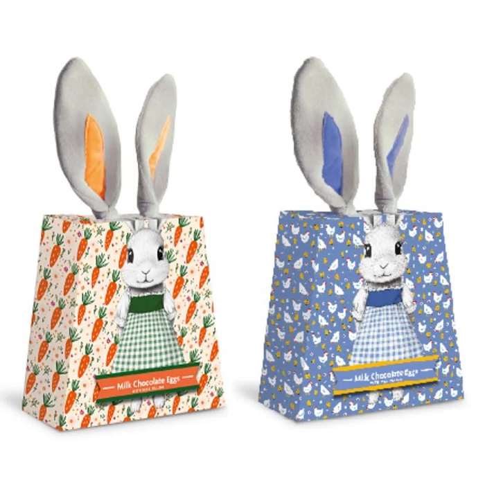 Millano Húsvéti Tejcsokoládé Tojások Nyuszifüles Fejdísszel 88g(1db)