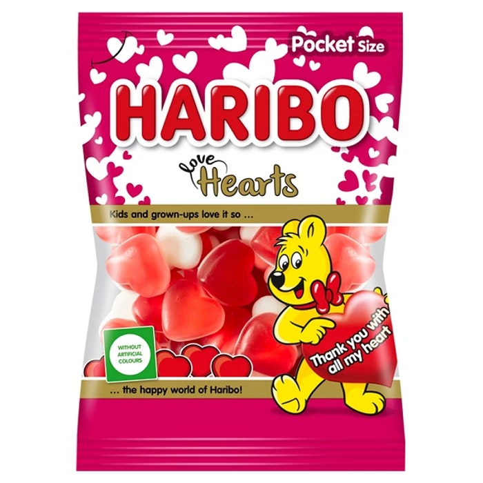 Haribo Szív Gyümölcsízű Gumicukor 100g