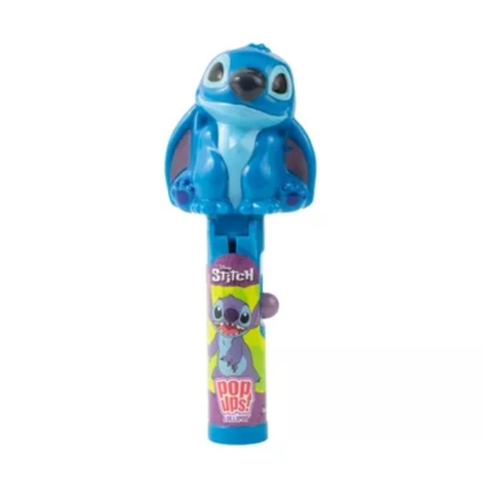 Bip Pop Ups Disney Stitch(kék) Nyalóka Tartó Nyalókával 10g