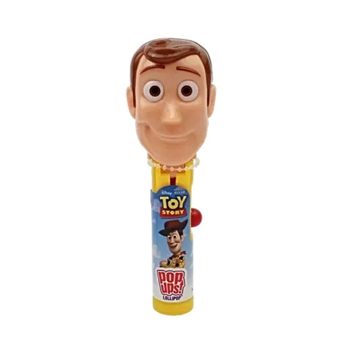 Bip Pop Ups Toy Story  Woody Seriff Nyalóka Tartó Nyalókával 10g