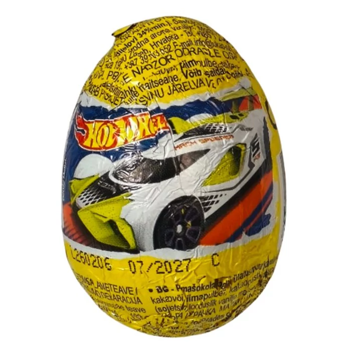 Zaini Csoki Meglepetés tojás Hot Wheels 20g