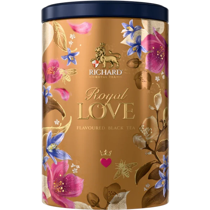 Richard Royal Ceylon Love Fémdobozos Fekete Tea (Gold) 80g
