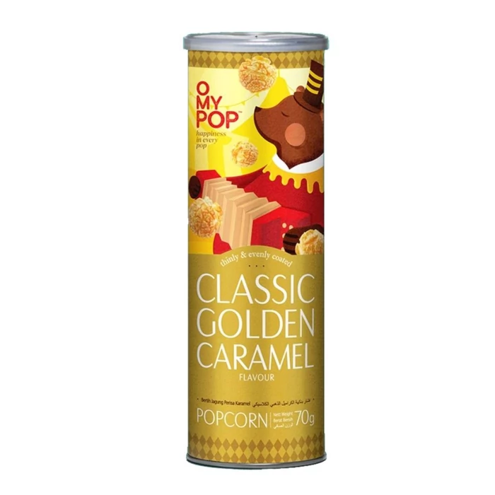 OMYPOP Classic Karamella Ízű Popcorn 70g